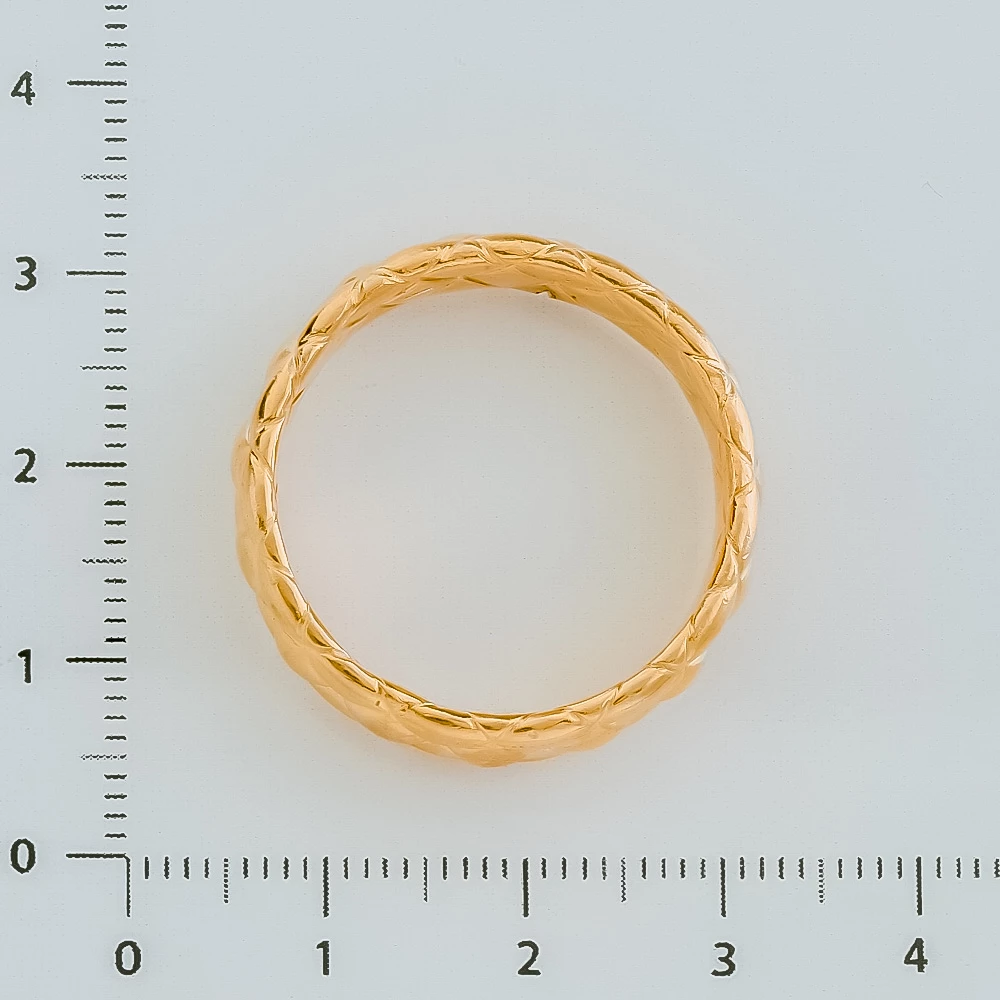 Кольцо из красного золота 750 пробы 3