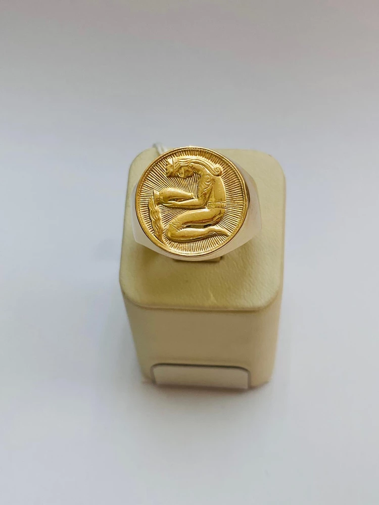 Кольцо из красного золота 583 пробы