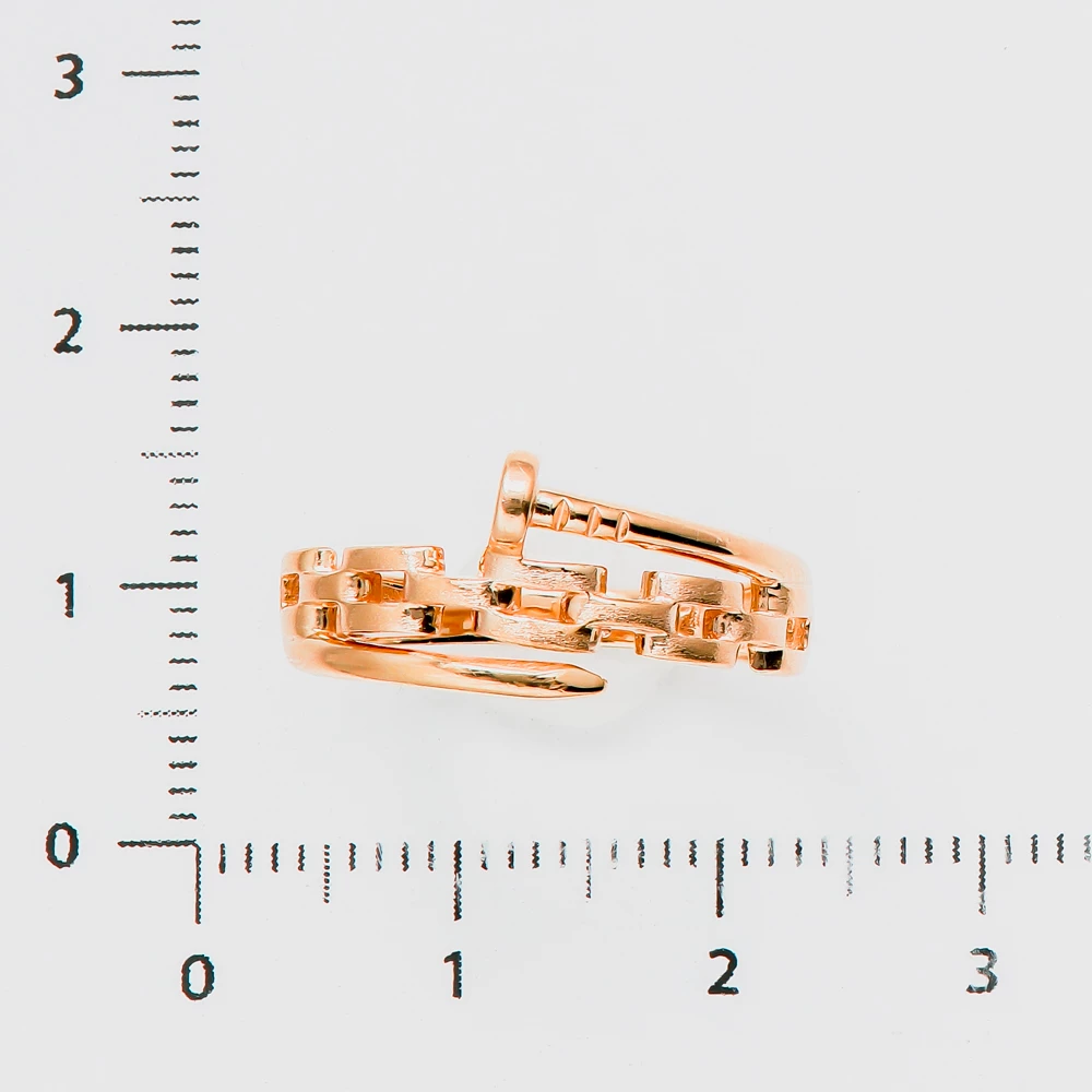 Кольцо из красного золота 585 пробы 2