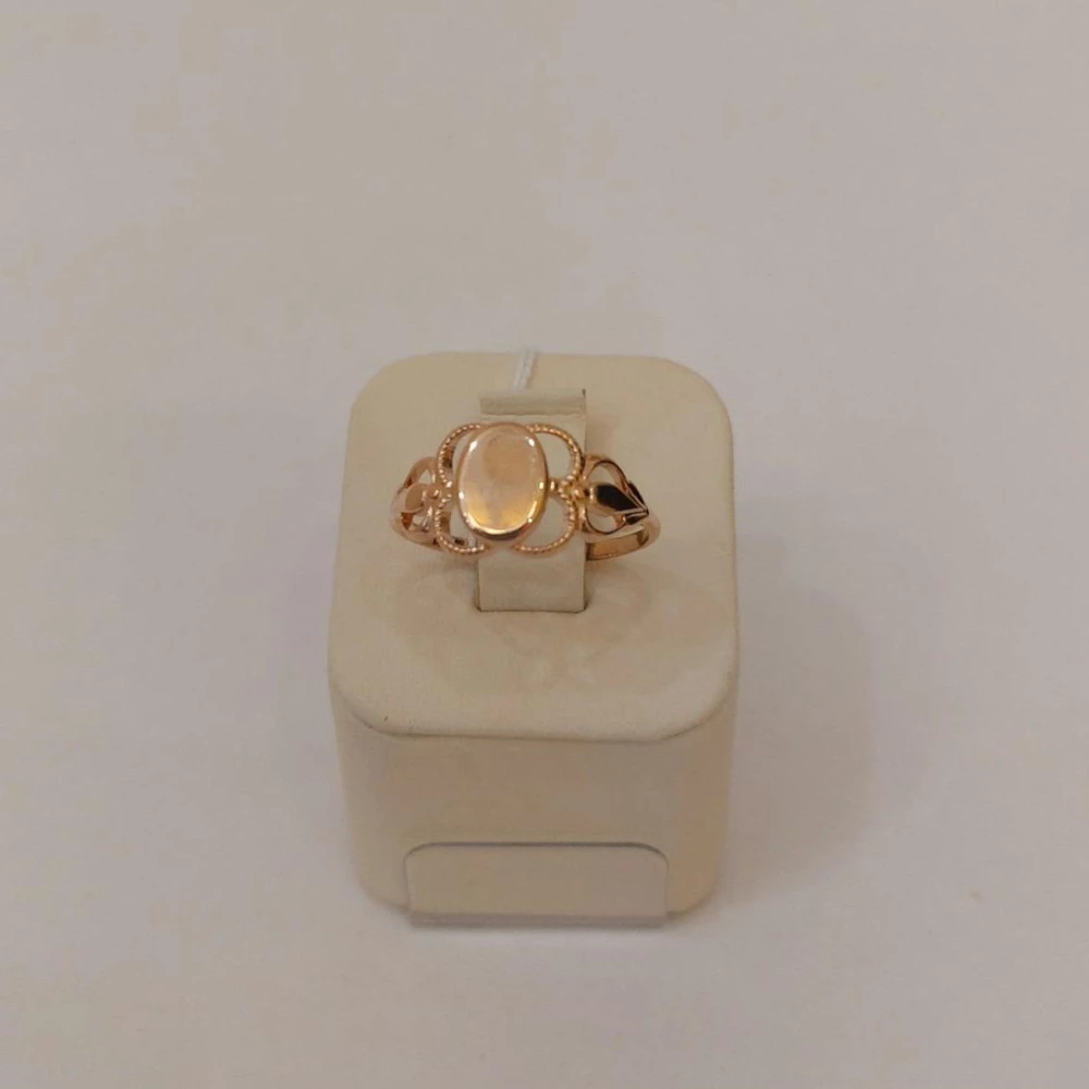 Кольцо из красного золота 585 пробы 1
