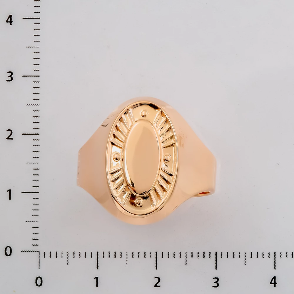 Кольцо из красного золота 583 пробы 2