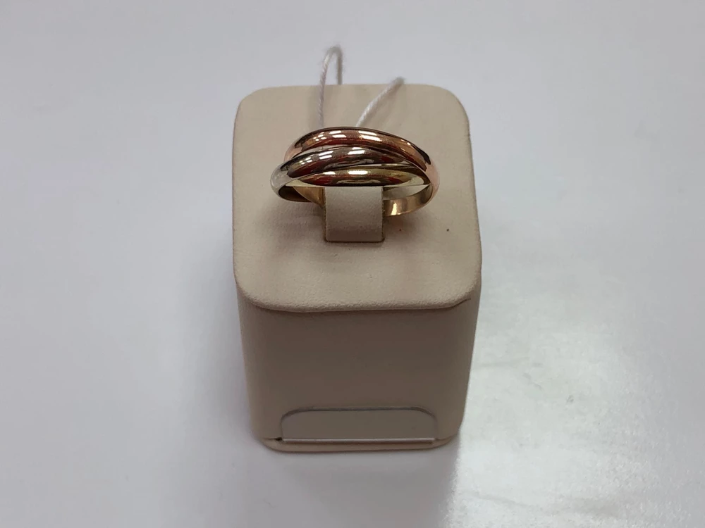 Кольцо обручальное из желтого золота 583 пробы 1