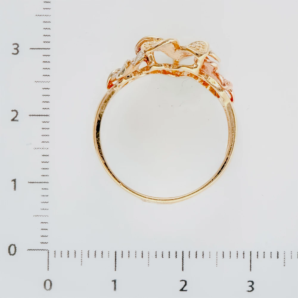 Кольцо из желтого золота 585 пробы 3