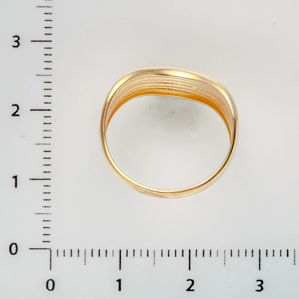 Кольцо из желтого золота 585 пробы 3