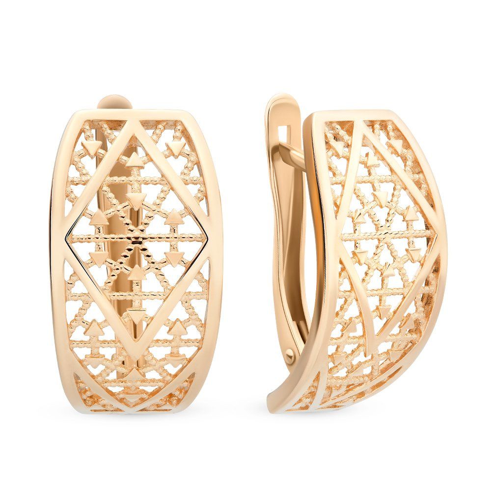 

Серьги из красного золота 585 пробы