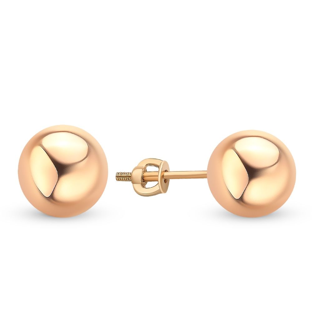 

Серьги из красного золота 585 пробы