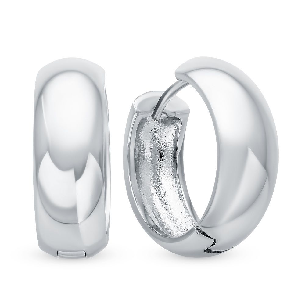 

Серьги конго из серебра 925 пробы