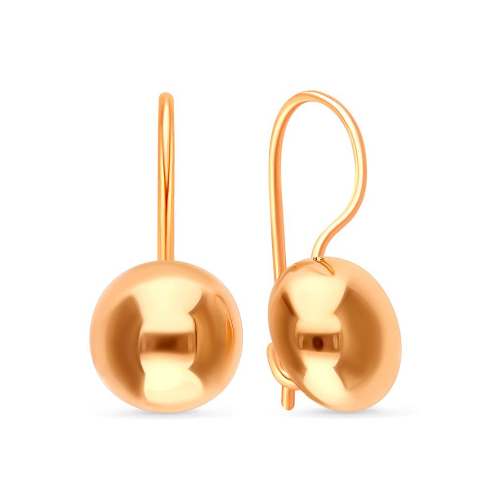 

Серьги из красного золота 585 пробы