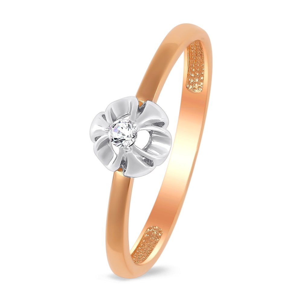 

Золотое кольцо с бриллиантом