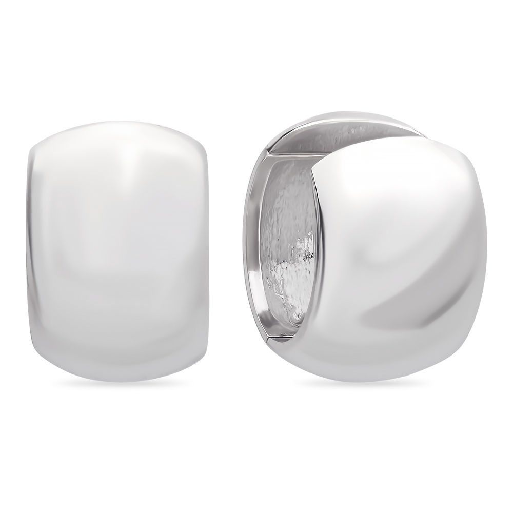 

Серьги конго из серебра 925 пробы
