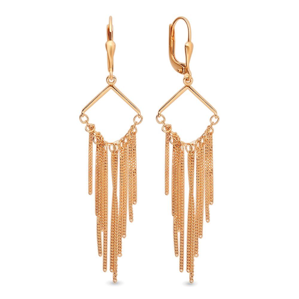 

Серьги из красного золота 585 пробы