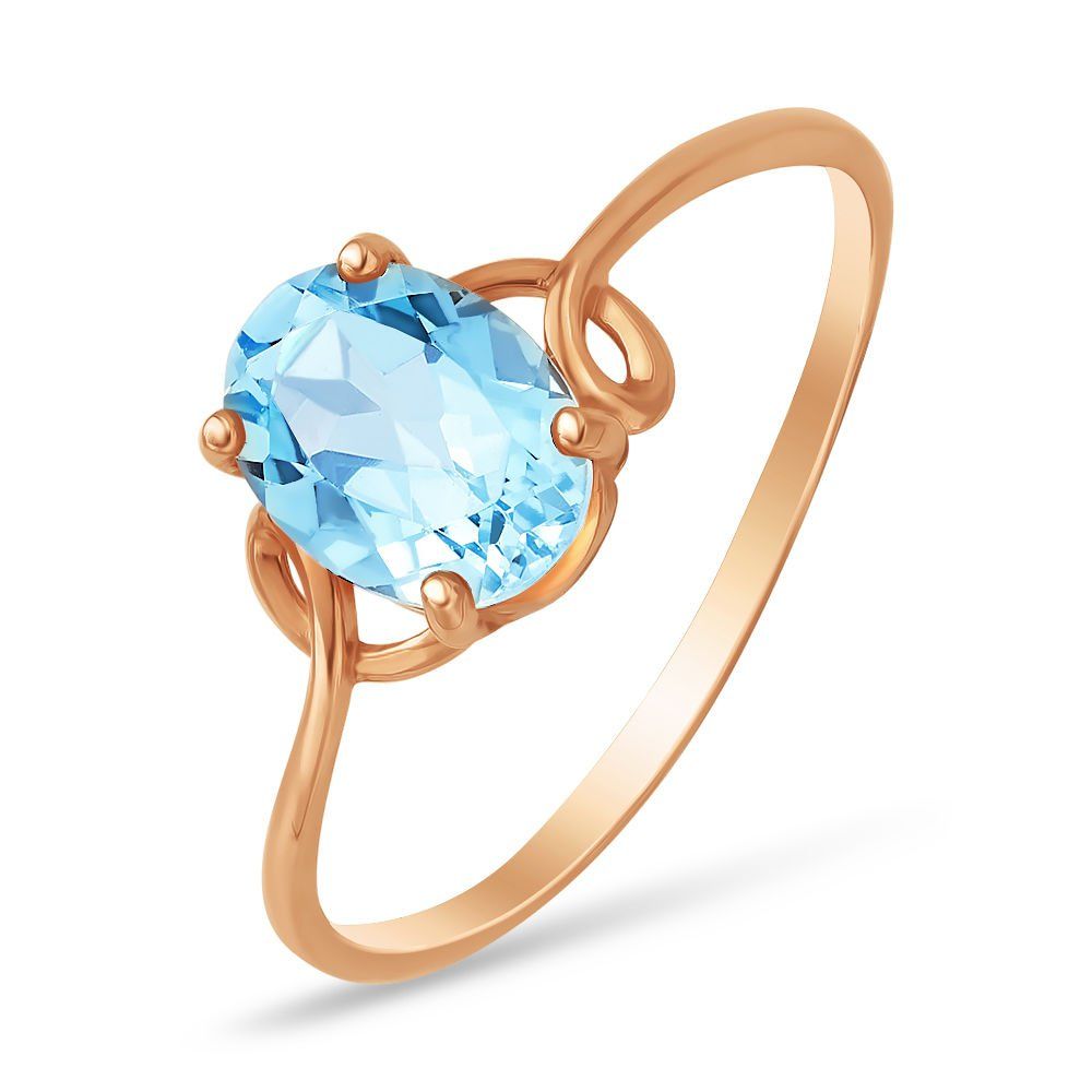 

Золотое кольцо с топазом