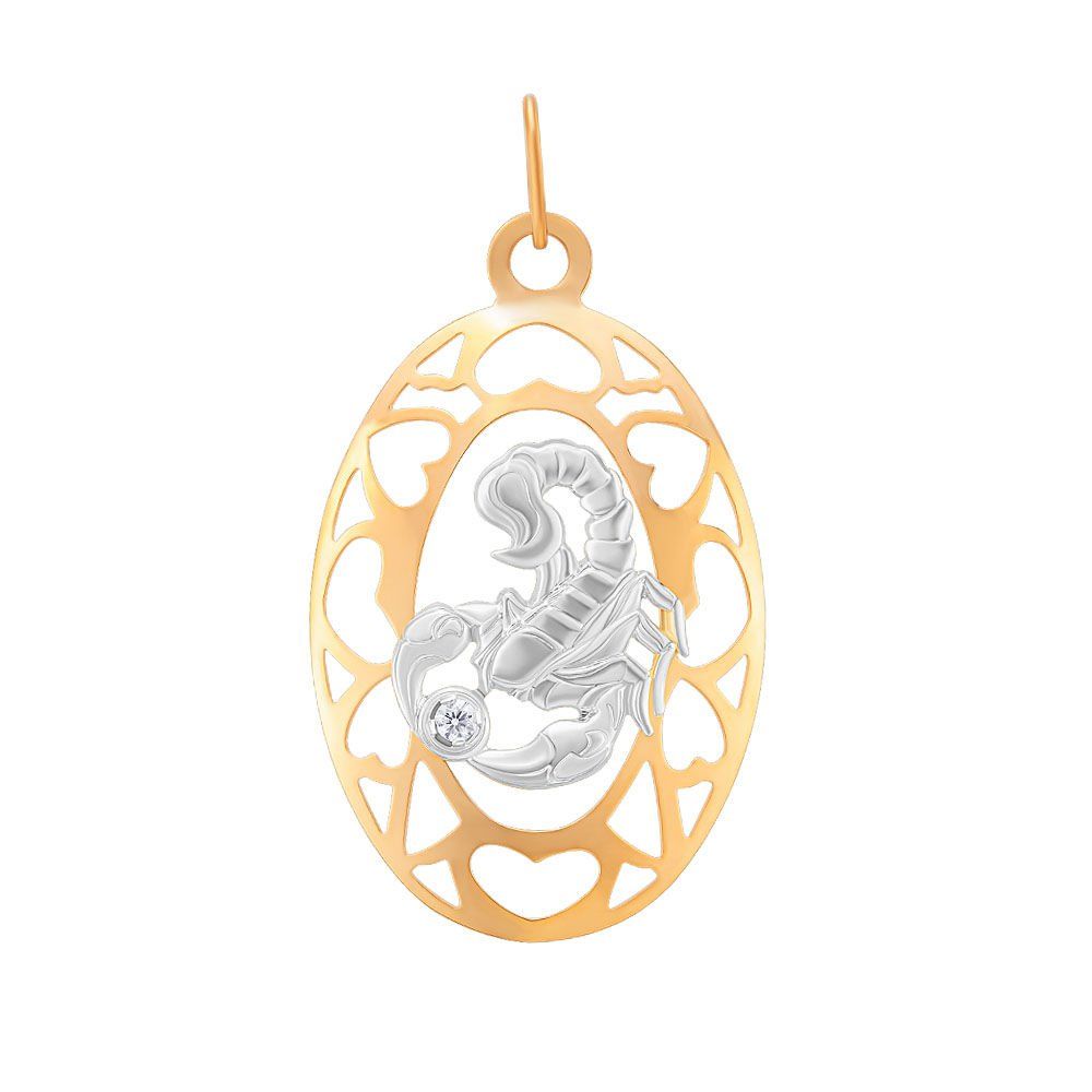 

Золотой подвес с фианитом