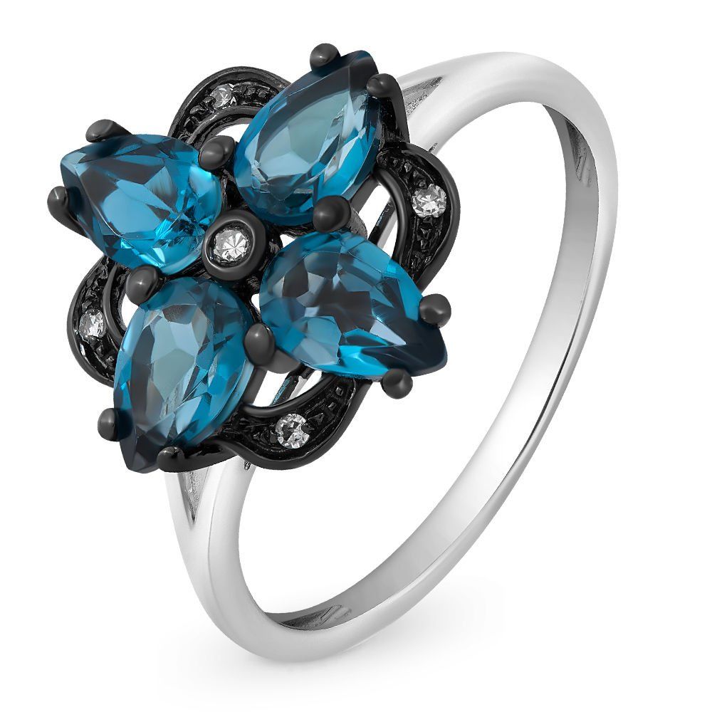 

Золотое кольцо с лондон-топазами